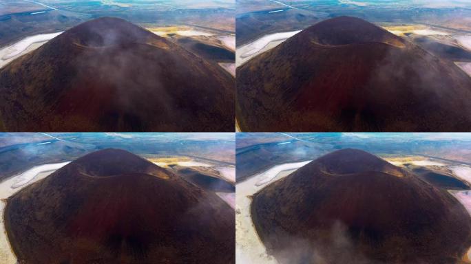 科尼亚梅克湖的火山景观和火山口
