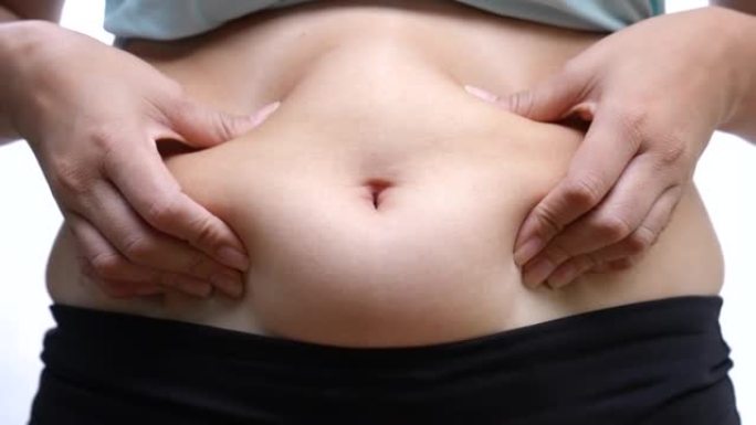 超重妇女腹部肚子减肥
