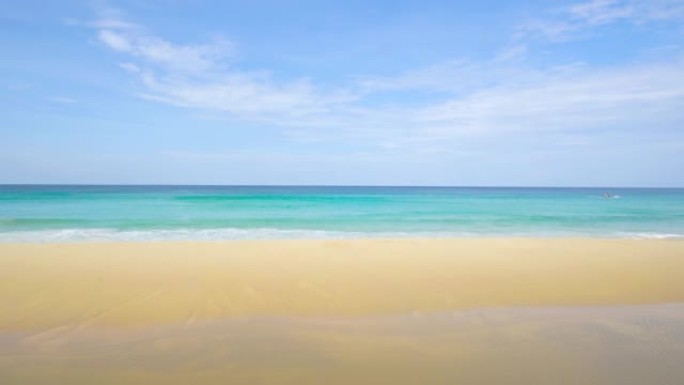 Landscape beach sea in summer sun