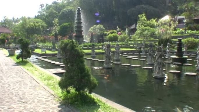 Tirta Gangga水上宫，巴厘岛