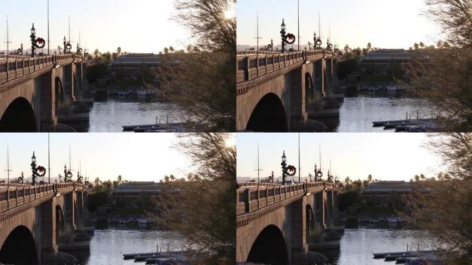 亚利桑那州哈瓦苏湖的原始伦敦桥
