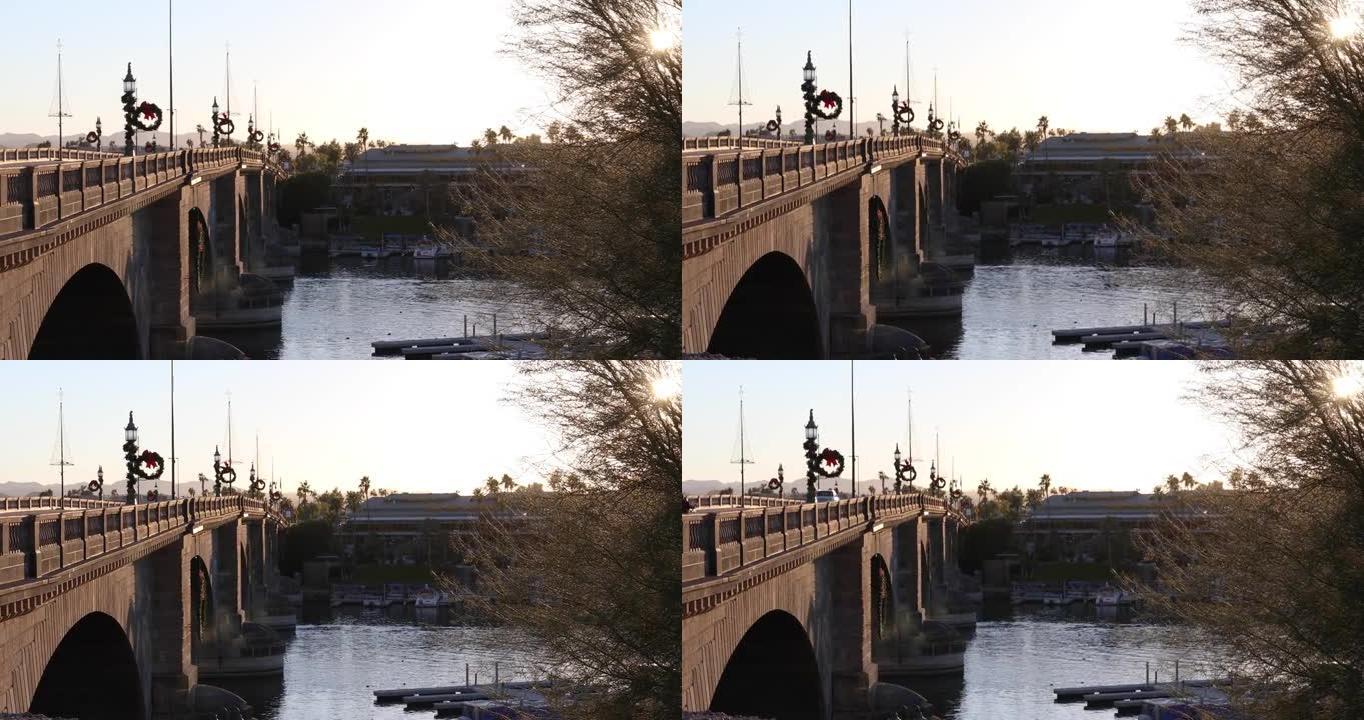 亚利桑那州哈瓦苏湖的原始伦敦桥