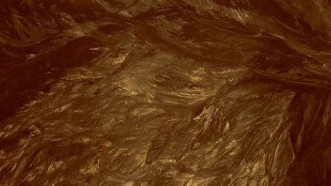 从上方看未来的火星表面。由土壤和岩石制成的复杂图案