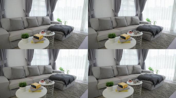 没有人，豪斯。她以廉价豪华的家居装饰而自豪。