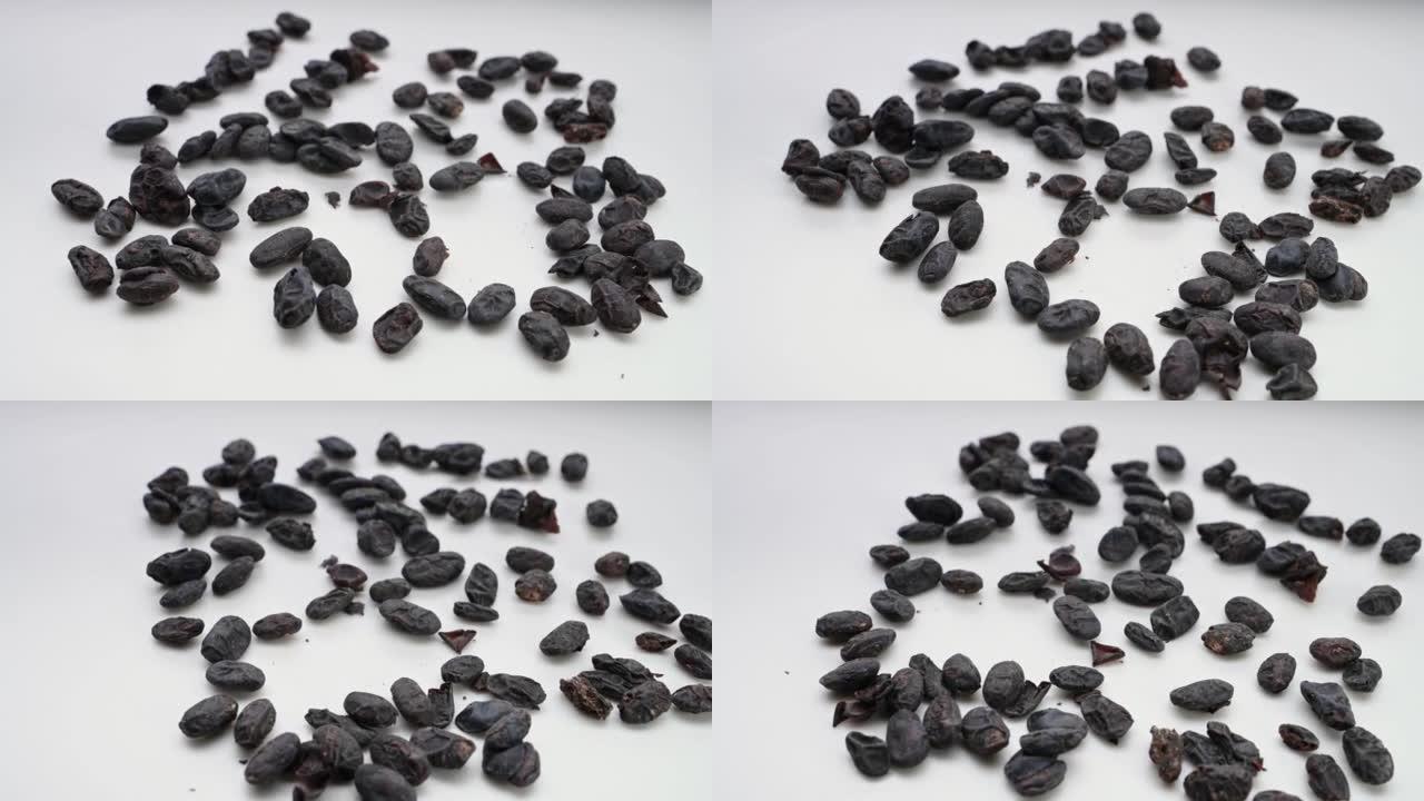 角观丹豆内或Sojae Semen Praeparatum或发酵大豆旋转