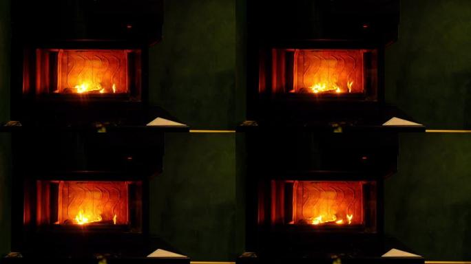 火和壁炉概念