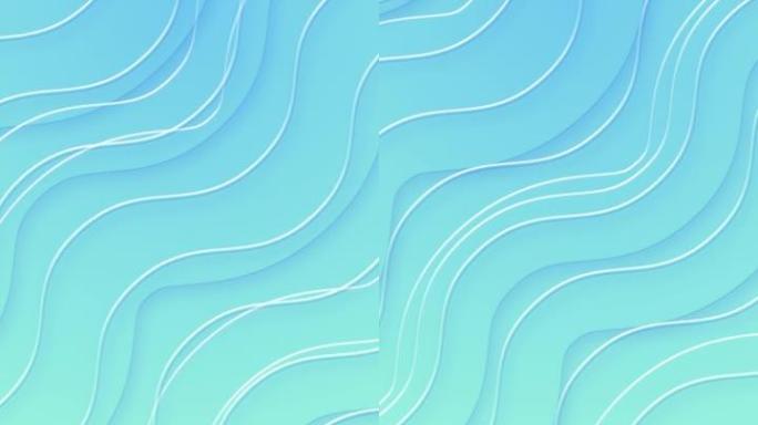 蓝绿渐变背景上带有波浪形图案的抽象背景，用于鼓舞人心的设计