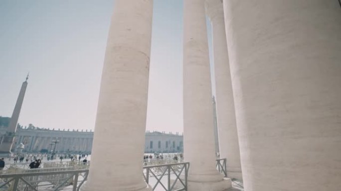 罗马圣彼得广场的贝尼尼柱廊