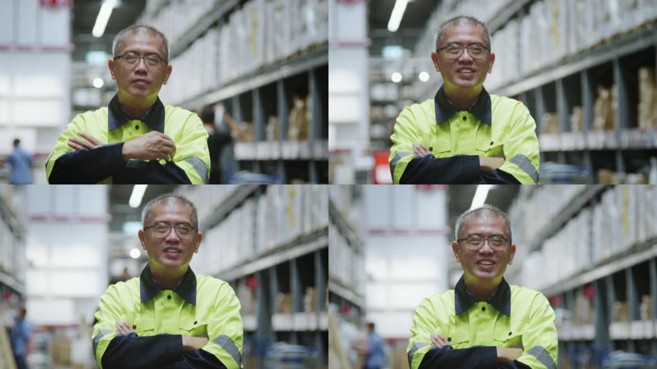 50-60岁的亚洲男性肖像