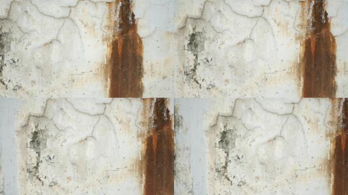 墙上漏水会损坏油漆。