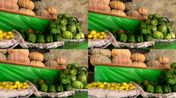 Vegetable shop or market, Bunch of fresh vegetable