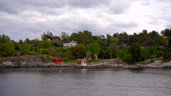 8k挪威水上小型避暑别墅