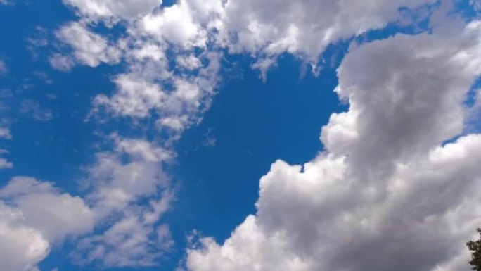 White Clouds Time Lapse