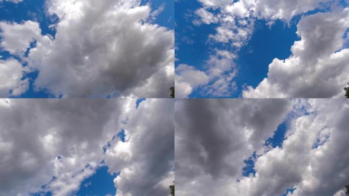 White Clouds Time Lapse