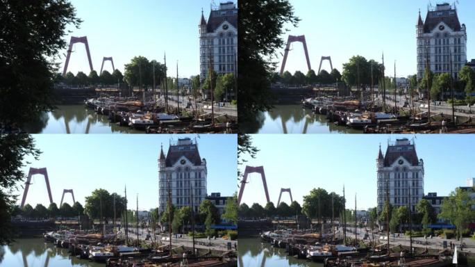 荷兰鹿特丹的旧港