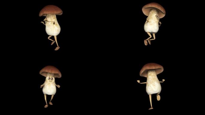 蘑菇快乐舞蹈循环阿尔法频道