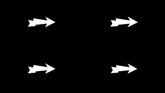 箭头动画4k分辨率