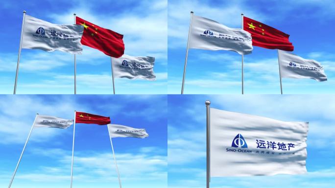 远洋地产远洋地产旗子远洋地产旗帜