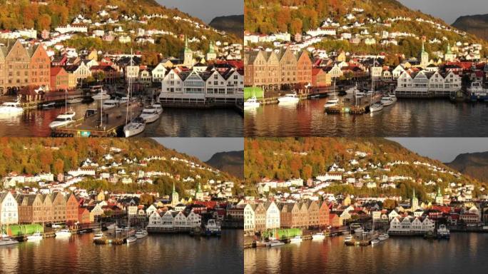 Bryggen，世界联合国教科文组织遗产，挪威卑尔根