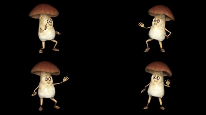 蘑菇趣味舞蹈循环阿尔法频道