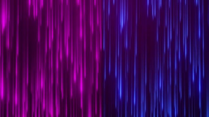 抽象美丽的发光线条落下。颗粒条纹流动是一个壮观的运动，闪亮的颗粒下降。发光线条的雨幕。动画。数据概念