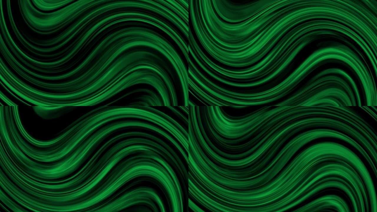 绿色彩色液波抽象光学错觉运动图形背景视频股票视频