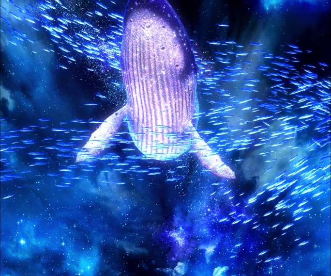 梦幻虚幻宇宙鲸鱼海底