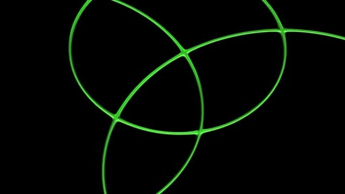 具有透明alpha通道的图形循环动画视频，具有透明背景，可在转换时编织绿色环。