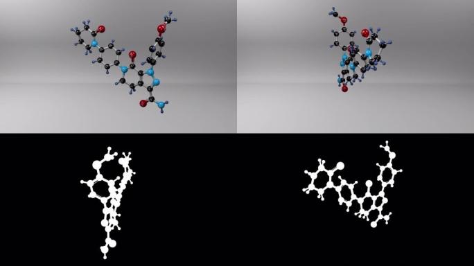 阿哌沙班分子。