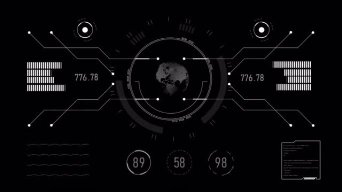 PNG Alpha.Abstract Circle and line HUD technologic