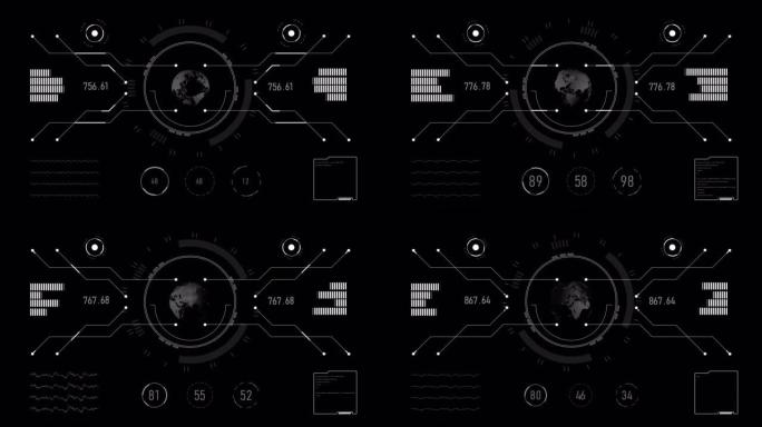 PNG Alpha.Abstract Circle and line HUD technologic