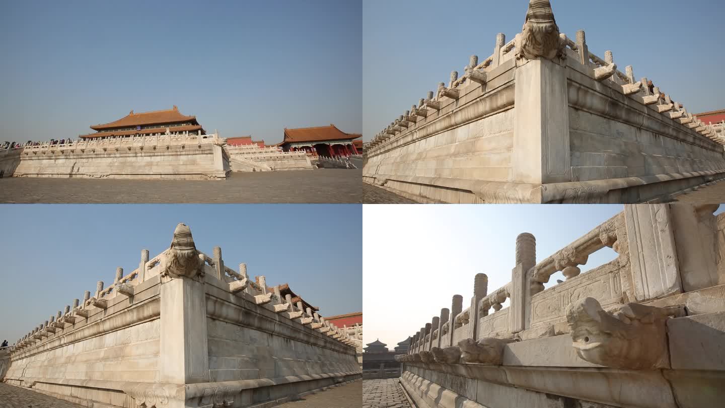 北京故宫 故宫护栏中式建筑C008
