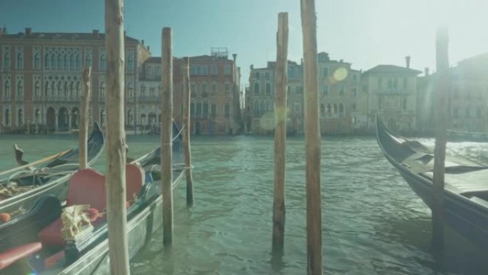 威尼斯景观国外外国异国风情小船街道街头