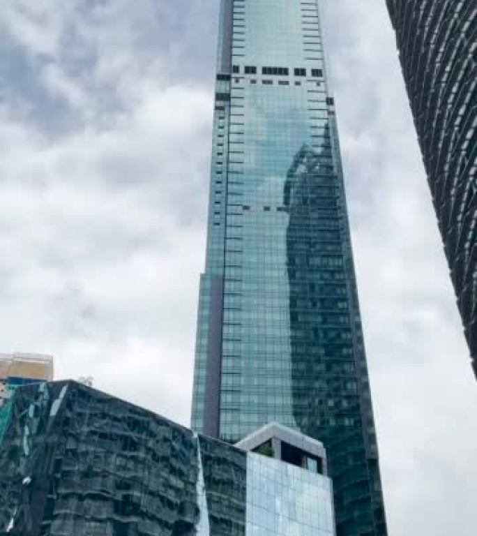 吉隆坡城市摩天大楼的企业建筑，吉隆坡，马来西亚股票视频
