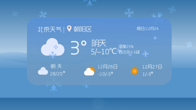 天气预报