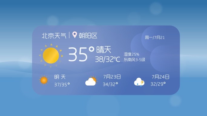 天气预报