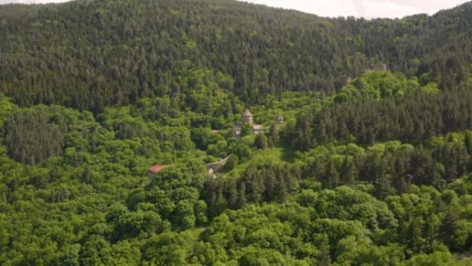 Aerial view of Sapara Monastery