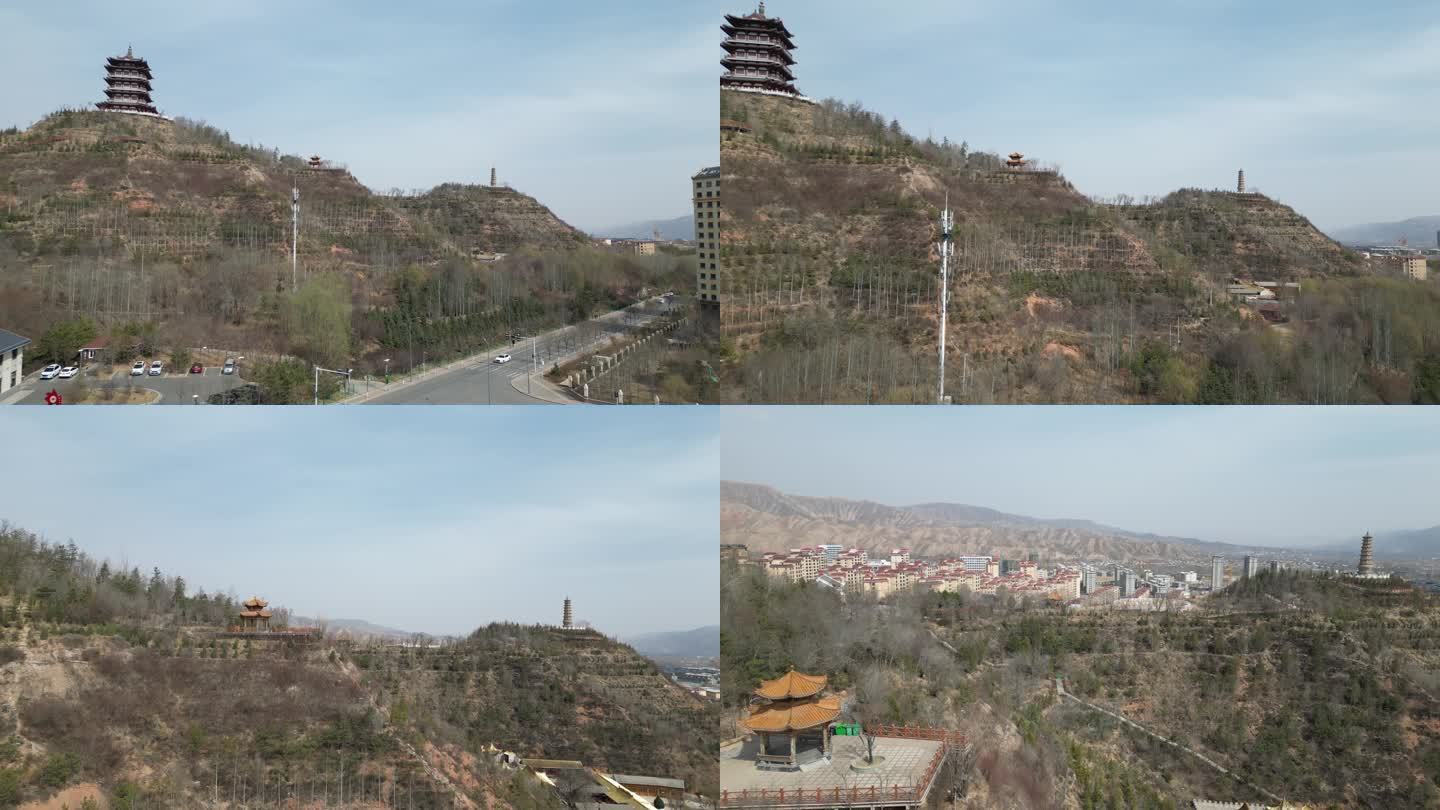 朝阳阁 朝阳山公园 乐都区 城市 环境