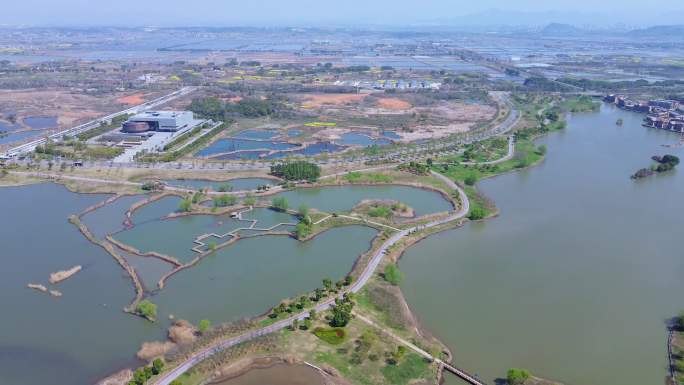 4K航拍短片.铜陵西湖湿地公园