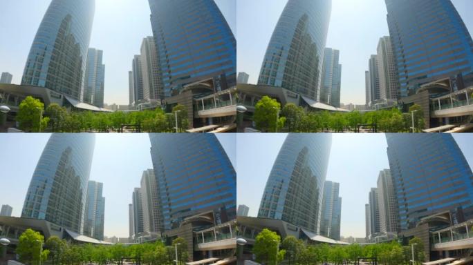 品川的高层办公楼宣传片空镜头高楼大厦