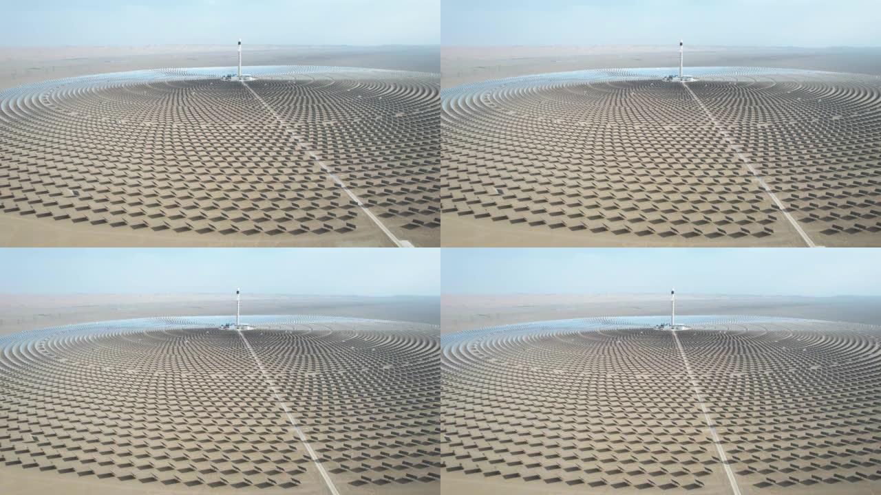 熔盐塔火力发电厂的平移视图