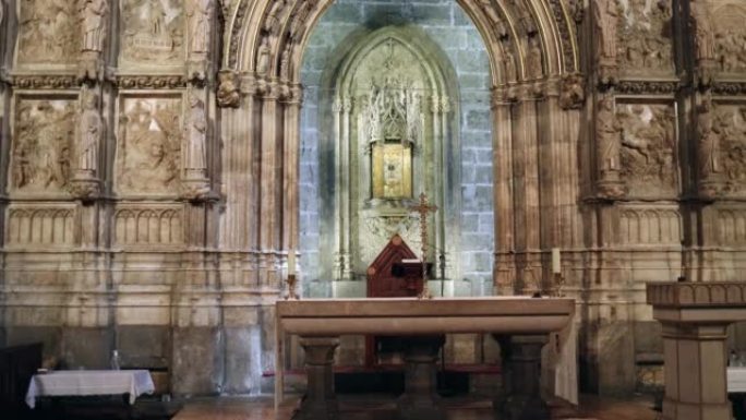 西班牙圣杯瓦伦西亚大教堂内的圣杯圣物礼拜堂