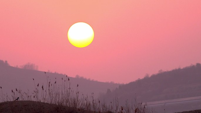 太阳落山