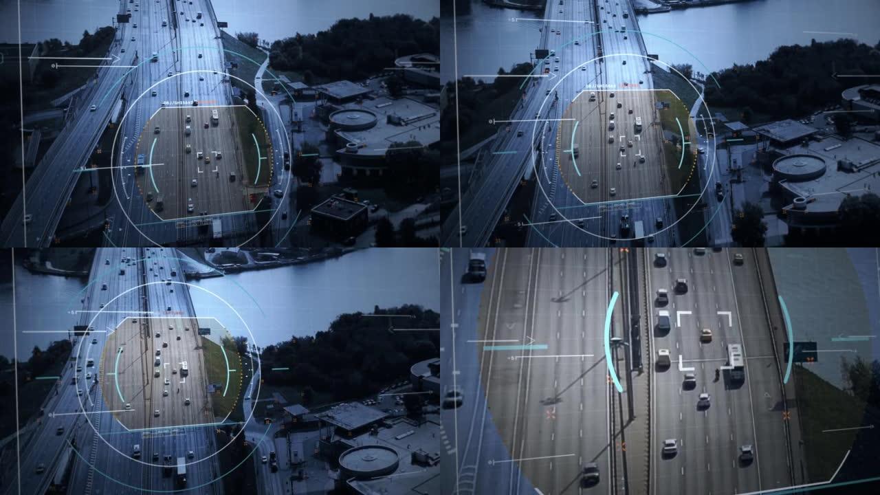 使用目标监视技术跟踪桥梁上的汽车目标