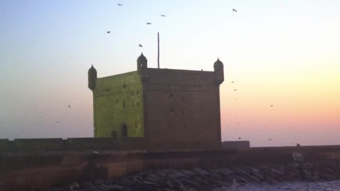 摩洛哥Essaouira的全景