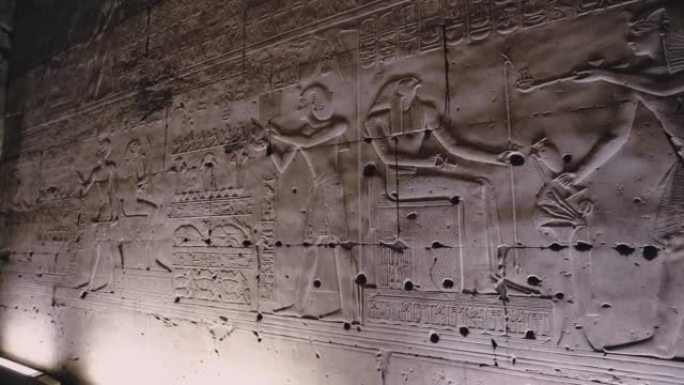 阿比多斯古庙中的壁画