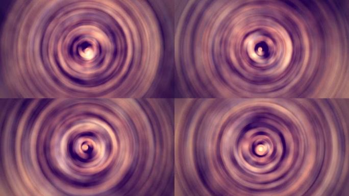 飞越移动粒子-隧道，螺旋，抽象背景-蓝色和粉红色股票视频