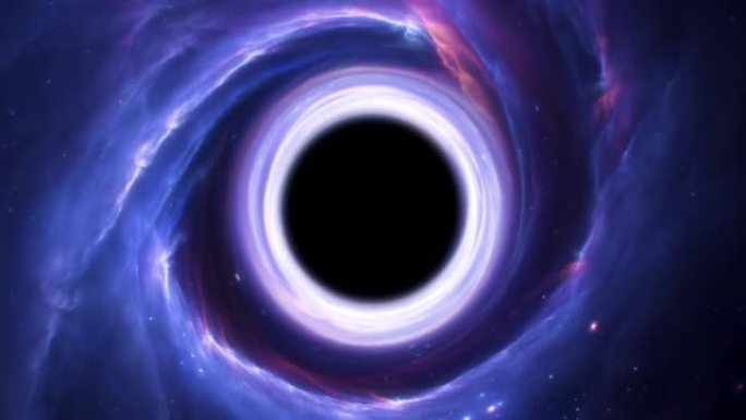 黑洞背景，可循环无限循环涡流蓝色