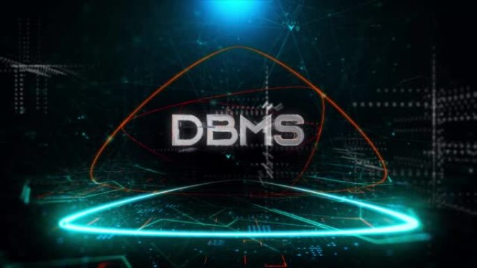 在数字媒体中编写DBMS: DBMS股票mp4视频-背景DBMS