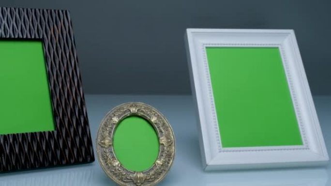 绿色关键视频相框